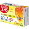F&f Gola act miele limone 24 compresse solubili 33,6 g