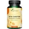 Vegavero Betacarotene per Abbronzatura Forte | Altamente Dosato | da Estratto di Carota | Attivatore Naturale Melanina | con Vitamina A 1167 mcg | Certificato in Laboratorio | Vegavero®
