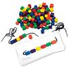 Learning Resources Set di Carte con schemi di Perline da infilare
