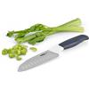 zyliss E920214 Comfort Coltello Mini Santoku, 12cm, Acciaio Inossidabile Giapponese, Manico Grigio, Bianco, Coltello da Cucina, Lavabili in Lavastoviglie