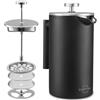SILBERTHAL Caffettiera francese 1 litro - Acciaio inox - Conserva il caffè caldo - Caffettiera a stantuffo - French press coffee