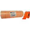 APLI 100929 Confezione da 6 rotoli di 1000 etichette permanente sinusoidale 32 x 19 mm Arancione Fluo