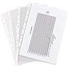 Rexel Esselte - Busta perforata, trasparente, liscia, A4, in polipropilene, lotto da 100 75 Microns trasparente