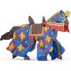 Papo -Dipinta a mano- figurina-Medioevo Mitico-Cavallo del giglio blu-39787-Collezione -Adatto a bambini e bambine - A partire dai 3 anni di età