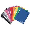 OXFORD TopFile+ - Confezione da 50 cartelline in cartone con 3 alette, formato A4, chiusura elastica, 10 colori assortiti