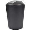 Douceur d'Intérieur - Pattumiera Flic Flac, 5,6 L, Nero, Autres