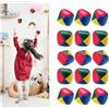 Surplex Palline da Giocoliere, 15 Pezzi Mini Giocoleria Palle di Juggle Balls, Resistenti e Colorate Giocoleria Palle Set per Principianti, Giocattoli interattivi per Genitori e Figli