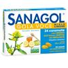 Phyto Garda Sanagol - Gola Voce Integratore al Miele e Limone, 24 Caramelle