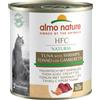 Almo Nature HFC Natural in brodo di cottura 280 gr - Tonno e Gamberetti - Confezione da 6 pezzi - Cibo umido per gatti