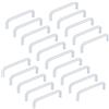 Emuca 9163364 Maniglia per mobile diametro Ø8mm, CC 96mm, Acciaio, Cromato opaco, Set di 20