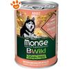 Monge Bwild Dog Adult Grain Free Salmone Zucca e Zucchine - Lattina da 400 gr