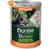 Monge Bwild Dog Puppy Grain Free Anatra Zucca e Zucchine - Lattina da 400 gr