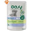 Oasy Cat Bocconcini in Salsa Adult Sterilizzato con Pollo - Confezione da 85 Gr