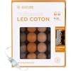 GuirLED - Guirlanda luminoso a LED per batuffoli di cotone USB - Luce notturna per bambini 2h - Alimentatore doppio USB 2A incluso - 3 intensità - 16 sfere 1,6m - Mesopotamia