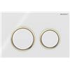 Geberit Placca Geberit Omega20 Round Bianco / Dorato | 115.085.KK.1 Bianco