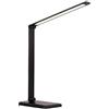 DIWUJI Lampada da Scrivania a LED, Lampada da Tavolo Dimmerabile con Porta USB, Luce Pieghevole Touch Control 5 Livelli di Luminosità 5 Modalità Memoria Sensibilità Tattile, per Lettura Lavoro Ufficio, Nera