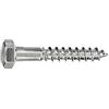 Connex KL4526060 - Viti a testa esagonale per legno, DIN 571, 1.000 g, in acciaio INOX, 6 x 60 mm