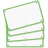 Oxford Flash 2.0 - 80 schede Bristol Flash Cards 7,5 x 12,5 cm, piccoli quadri verdi