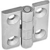 Ganter Normelemente Ganter Norma Elementi cerniere, 1 pz, acciaio inox, opaco gestrahlt, GN 237 - ni-GS 60 - da 60 a