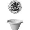 Aquajet Fontana da Parete LEONE Bianca - Aquajet