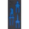 BGS 4042-1 | Modulo per carrelli portautensili 1/3 | vuoto | per BGS 4042