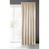 Eurofirany VILLA Tenda Oscurante con Fettuccia Arricciatenda - Extra Lunga, Elegante, Tinta Unita per Soggiorno, Camera da Letto, Densità 290 g/m², 140x270 cm, Beige