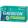 GAVISCON Rimedio Per AciditÀ Di Stomaco Gaviscon 24 Compresse Masticabili 250 Mg + 133,5 Mg Menta