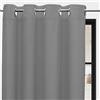 Soleil d'ocre Panama Tenda con occhielli, in puro cotone, Grigio (Grigio Chiaro), 135 x 250 cm