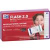 Oxford Flash 2.0 - 80 schede Bristol Flash Cards 7,5 x 12,5 cm piccoli quadri lilla