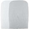 Domiva - 1300594 - Set di 2 fodere per fasciatoio bianco/perla - 50 x 75 cm
