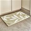 InterDesign iDesign Leaves Tappetino, Tessuto, Verde, 86x53x1.9 cm