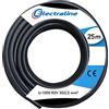 Electraline 20218288D - Cavo 25 metri, colore: Nero