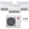 Mitsubishi Electric Condizionatore Climatizzatore Mitsubishi Electric Trial a Pavimento R32 MFZ-KT 9000+9000+12000 BTU Con MXZ-3F54VF Wi-Fi Optional