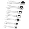 Stanley - FatMax STANLEY FATMAX Set 7 chiavi combinate a cricchetto corte