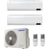 SAMSUNG CONDIZIONATORE SAMSUNG WINDFREE AVANT DUAL SPLIT 7000+12000 BTU INVERTER R32 AJ050 A+++/A++ WIFI