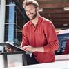 James & Nicholson Abbigliamento personalizzate. Polo da lavoro da uomo personalizzata James & Nicholson Men's Workwear Polo Pocket Longsleeve - James & Nicholson personalizzate o neutre