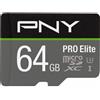 PNY Micro SDXC 64GB Flash card 100mb/s u3 UHS-I