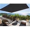 Ideanature Tela di oscuramento Rettangolare 2,45 x 3,45 m Poliestere Scivolano Anti UV 160 g/m2 Grigio Antracite, 500009, Grigio Antracite, 44 x 25 x 5 cm, 500009