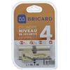 Bricard 18004 Cilindro di serratura doppio ingresso Serial XP 40 + 40 nichelato