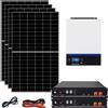 IoRisparmioEnergia Selection Kit fotovoltaico ibrido ad isola 3 kWp con inverter 5000W 48V MPPT e batterie Litio LiFePO4 KIT3KWLIT