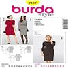 burdastyle Burda B7137 - Cartamodello per Vestito da Donna, Dimensioni: 19 x 13 cm