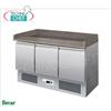 Banco Pizza Refrigerato, 3 Porte, dim.mm.1400x700x1020h