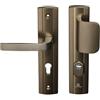 Bricard 9910091 - Maniglia per porta d'ingresso schermata su piastra + spoiler ambra