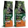 Monge BWILD GRAIN FREE ALL BREEDS PUPPY ANATRA E PATATE 12 KG x2