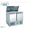 Saladette Refrigerata 2 Porte, Predisposto per 2 Bacinelle GN 1 1 e da 1 6, mod .G-S900-FC