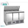 Saladette Refrigerata 3 Porte, predisposta per 4 Bacinelle GN 1 1, mod. S903-FC
