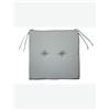 Avanti Trendstore [STELLA] - Cuscino di seduta per l'esterno, in poliestere con laccetti, disponibile in diversi colori, dimensioni: LAP 40x40x3 cm - Grigio - Poliestere
