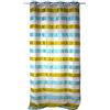 Linder 0971/81/375 Tenda con 8 Occhielli e Design-affilatura Acciaio, Tondo, Poliestere/Viscosa, 135 x 260 cm, Blu