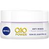 Nivea Q10 Power Trattamento giorno anti-rughe + pelli sensibili Fps 15 (1 x 50 ml), crema anti-gene arricchita in Q10 naturale e creatina, cura del viso da donna all'estratto di liquirizia