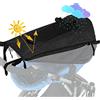 WD&CD Parasole per Passeggino, Telo Parasole per Carrozzina e Passeggino, Universale Regolabile UV 50+ Protezione Solare Parasole Passeggino con Custodia - Nero